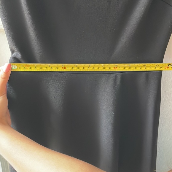 Scalloped Juniors Black Dress - Picture 4 of 6